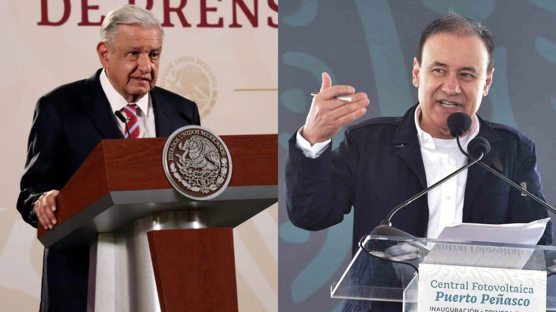 Alfonso Durazo y AMLO